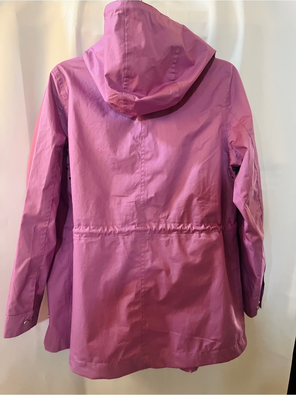 Hunter Adela Womens Rain Jacket S Mystic Peony Hooded Waterproof Coat NWT - Picture 9 of 10